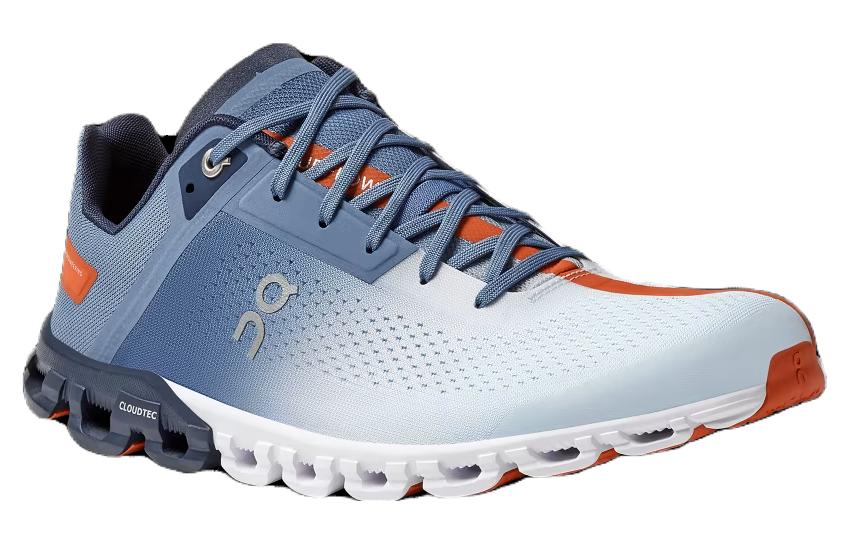 Lookbook 온 러닝 클라우드플로우 3.0 레이크 블루 플레어 오렌지 35.99237