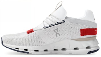 On Running Cloudnova White Red 26.98991 On Running Cloudnova White Red 26.98991