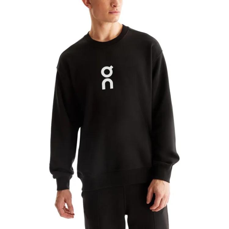 On Running Club Crew Logo Print Pullover Sweatshirt Long Sleeve 1ME10341756
