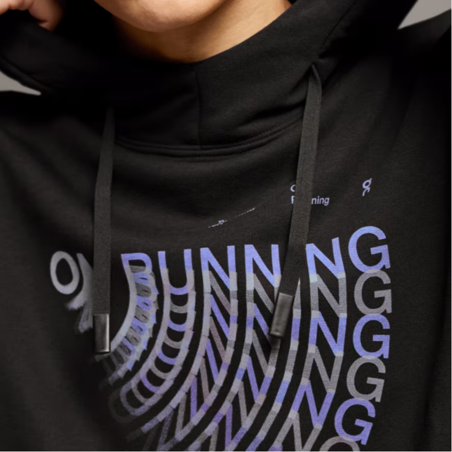 Sizing ON Running Club Hoodie Unisex Comfortable Relaxed Fit Pullover Sweatshirt 1ME11400553