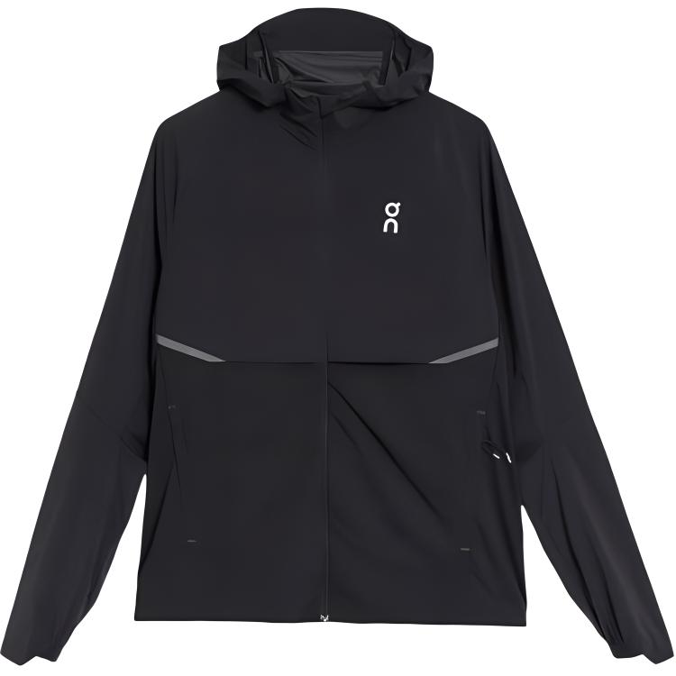On Running Core Jacket Black  Versatile Hooded Long Sleeve Outerwear. 1ME10330553