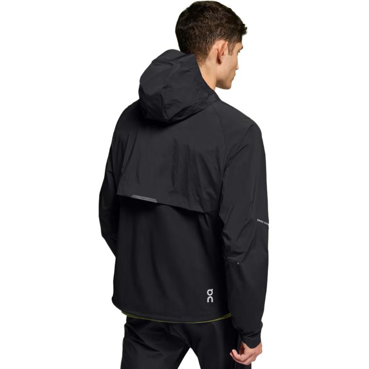 Shop On Running Core Jacket Hitam Jaket Lengan Panjang Berhud Serbaguna. 1ME10330553