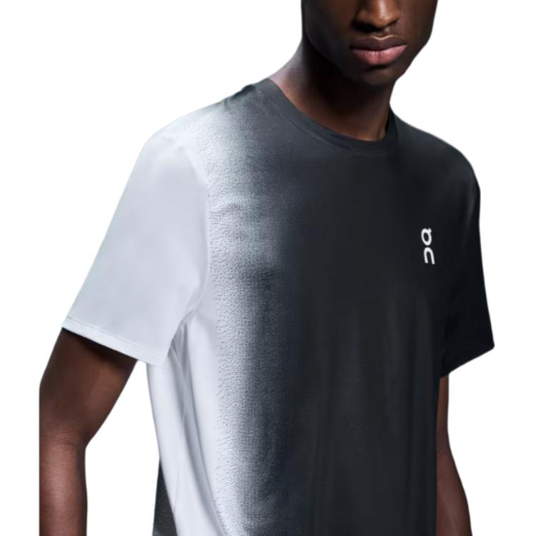 Purchase On Running Court Gradient 網球圓領T恤 黑白配色 - 舒適版型 1ME10860299