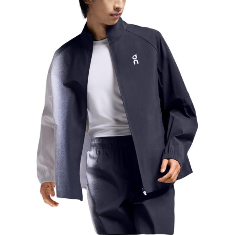 Details for On Running Court Utility Jaket Tahan Air dan Bernapas Hitam/Putih 1ME12600299