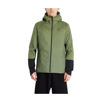 On Running Insulator Jacket Forest/Black with Logo and Zipper Hoodie 14401442