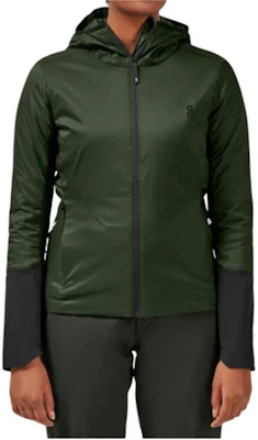 On Running Insulator Jacket Solid Color Hooded Zip Long Sleeve - Dark Gray 14400207 Buy On Running Insulator Jacket Solid Color Hooded Zip Long Sleeve - Dark Gray 14400207