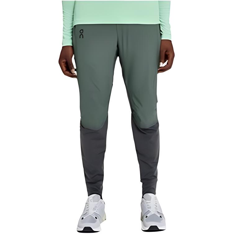 On Running Pants  Moisture-Wicking Breathable Sports Casual Wear Green/Grey. 106.01047