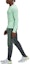 Shop On运动长裤 排汗透气 运动休闲服 绿色/灰色 .01047 106