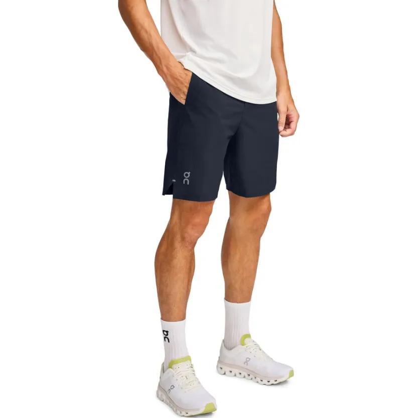 On Running Performance Hybrid Shorts  Navy Blue - Breathable Athletic Shorts 1ME10280255