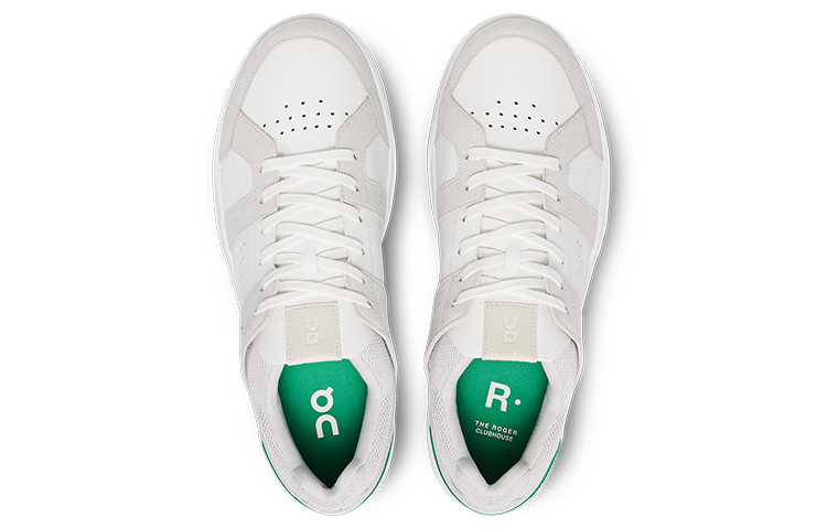 Shop On Running The Roger Clubhouse 'White Green' 48.98336