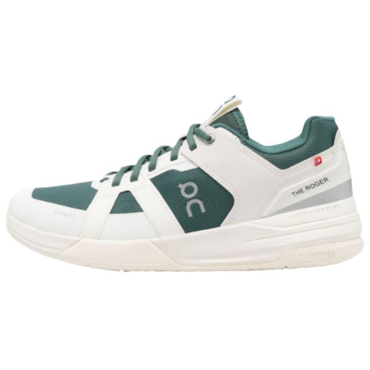 On Running THE ROGER Clubhouse Pro Low-Top Sneakers White Green Casual. 3ME30632491