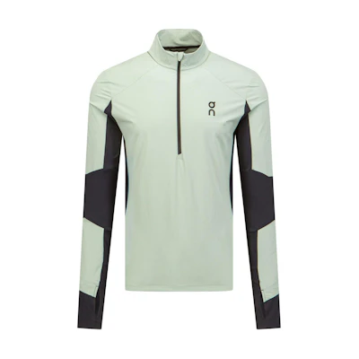 On Running Trail Breaker Elastic DWR Pullover Long Sleeve Sweatshirt Moss Black 13301105