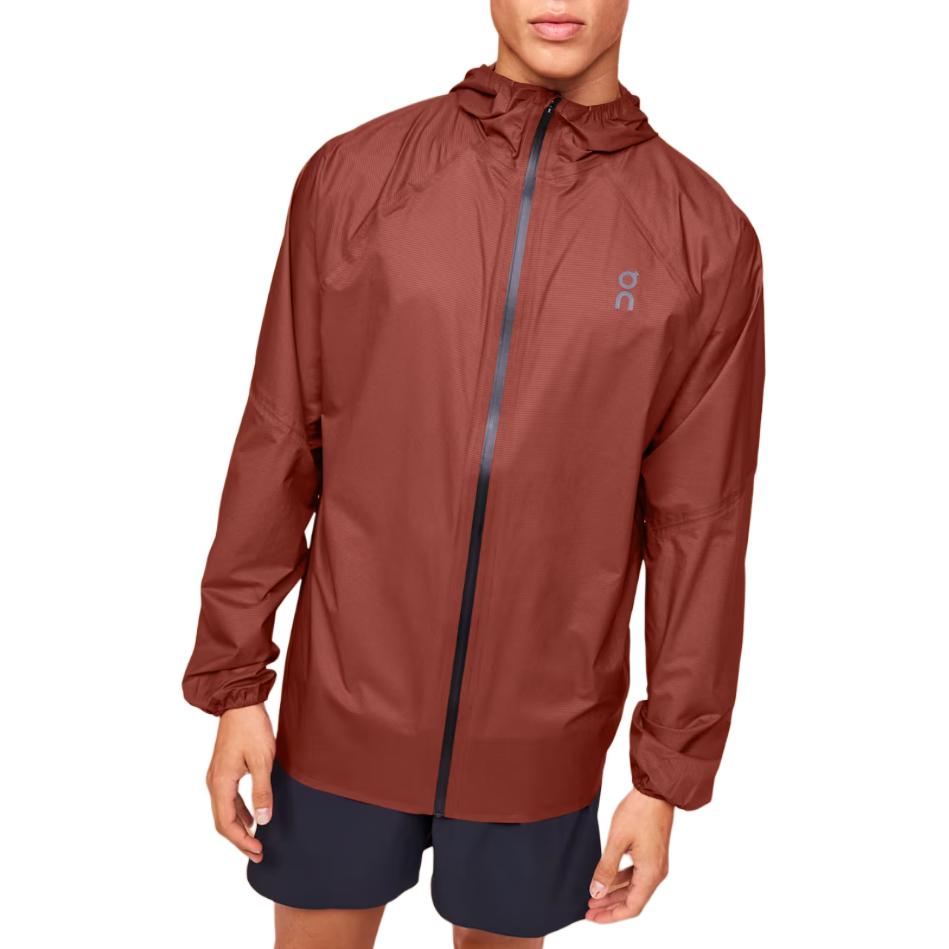 On Running Ultra Jacket Hooded Long Sleeve Zip Jacket Gem Red 1ME11551939