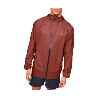 On Running Ultra Jacket Hooded Long Sleeve Zip Jacket Gem Red 1ME11551939