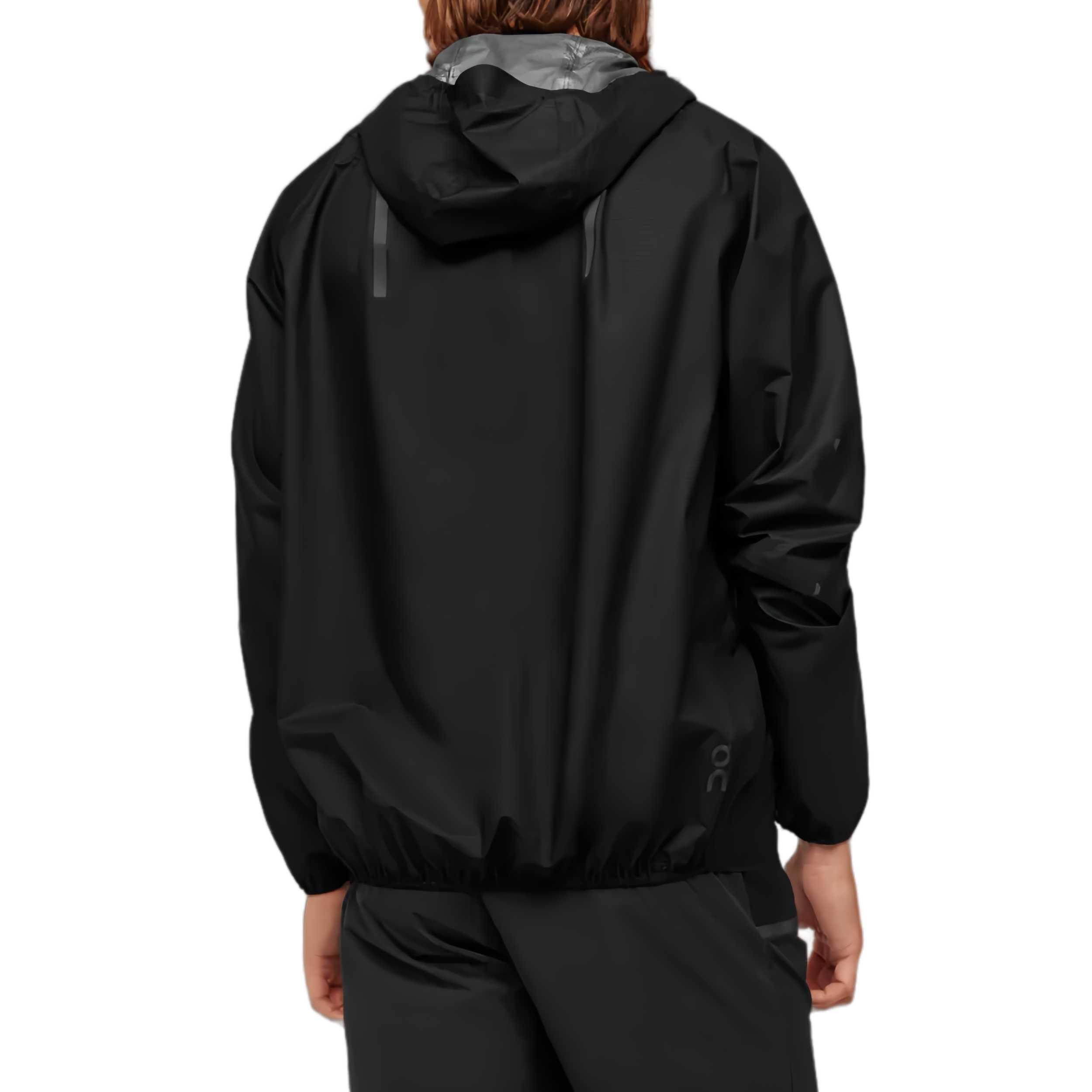 Lookbook On Running 超轻便舒适连帽拉链夹克 黑色 1ME11550553