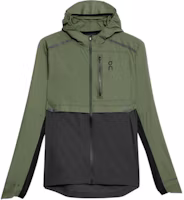 On Running Weather Green Windproof Breathable Hooded Jacket for Men 10401321 On Running Weather Green Windproof Breathable Hooded Jacket for Men 10401321