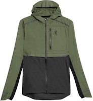 On Running Weather Green Windproof Breathable Hooded Jacket for Men 10401321 On Running Weather Green Windproof Breathable Hooded Jacket for Men 10401321