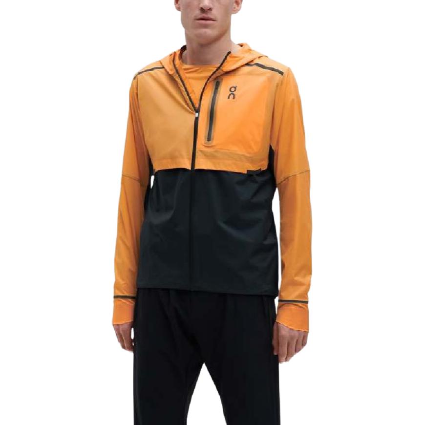 Order On Running 防風防水輕量運動外套 芒果色/海軍藍 1040076