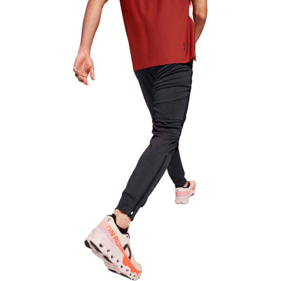 Shop オンランニング ウェザーパンツ ブラック - 防水・防風・通気性 アクティブウェア 1ME10270553