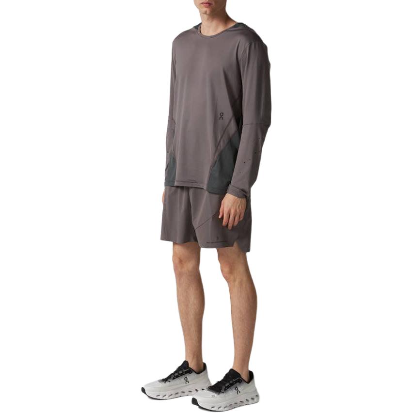Cheap On Running x POST ARCHIVE FACTION (PAF) Pullover Lengan Panjang - Kelabu Gelap 1UE10111953