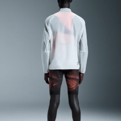 On Running Zero Logo Windproof Waterproof Breathable Jacket Men White/Flame 1ME10160256 Shop On Running Zero Logo Windproof Waterproof Breathable Jacket Men White/Flame 1ME10160256