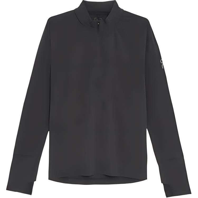 On Trail Breaker Trail Series Black Soft Comfortable Stand Collar Jacket 1ME30150553