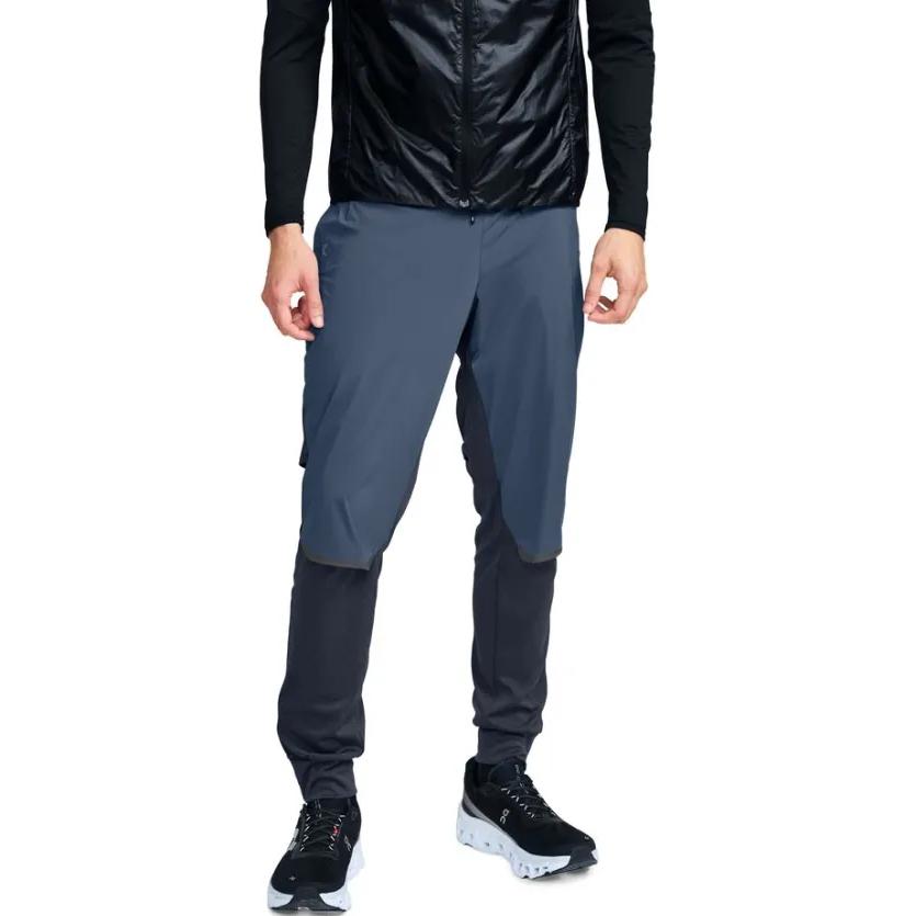 On Weather Pants Retro Windproof Water-Resistant Breathable  Denim Navy Blue 1ME10270133