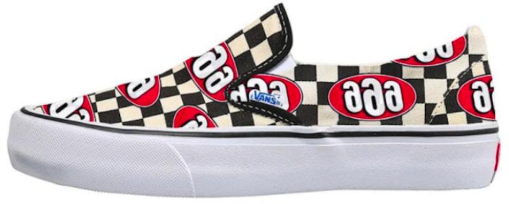 On x Supreme x Vans スリッポン "666" 赤チェッカー VN0A347V0X4 Buy On x Supreme x Vans スリッポン "666" 赤チェッカー VN0A347V0X4