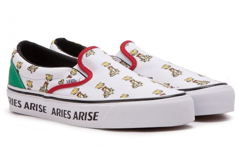 Vans × ARIES クラシックスリッポン 白 VN0A32QNPV6 Lookbook Vans × ARIES クラシックスリッポン 白 VN0A32QNPV6