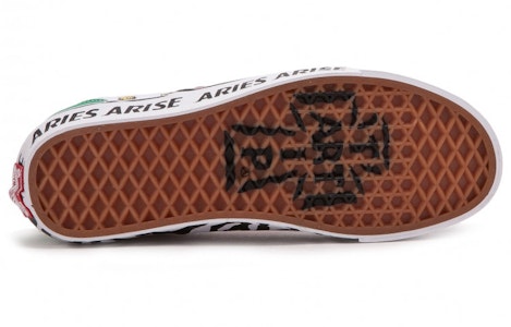 Vans × ARIES クラシックスリッポン 白 VN0A32QNPV6 Purchase Vans × ARIES クラシックスリッポン 白 VN0A32QNPV6