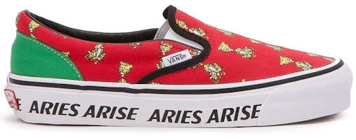 Order Vans X ARIES OG CLASSIC SLIP-ON ''Rosso Bianco'' VN0A32QNPV5