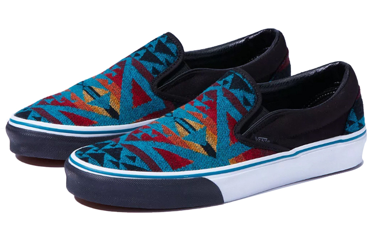 Vans All Nations Skate Jam Slip-On 'Blue Black' 圖 3