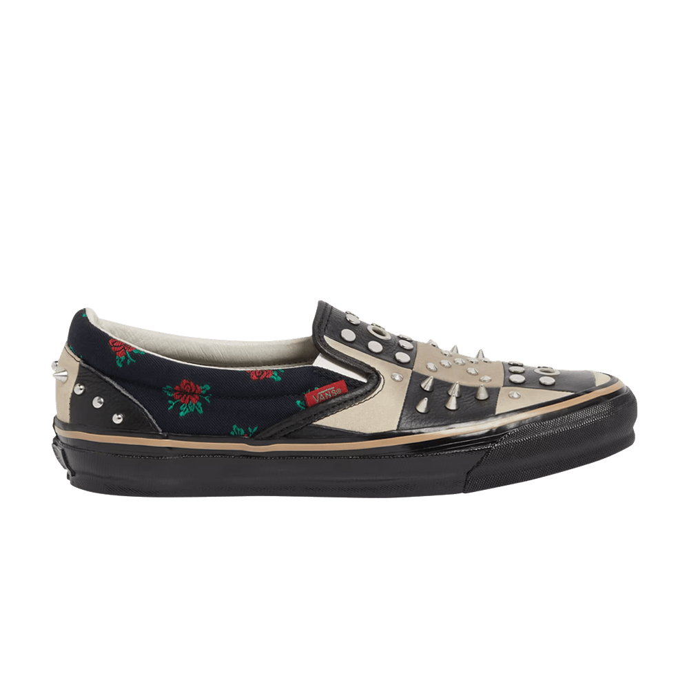 On x Vans x Gucci OG Classic Slip-On LX 'Black White Patchwork' 753470-ISCAA-0100