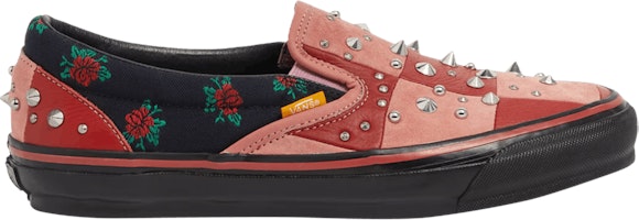 On x Vans x Gucci OG Classic Slip-On LX 'Red Pink Patchwork' 753470-ISCAA-0605 On x Vans x Gucci OG Classic Slip-On LX 'Red Pink Patchwork' 753470-ISCAA-0605