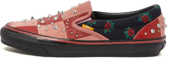 On x Vans x Gucci OG Classic Slip-On LX 'Red Pink Patchwork' 753470-ISCAA-0605 On x Vans x Gucci OG Classic Slip-On LX 'Red Pink Patchwork' 753470-ISCAA-0605