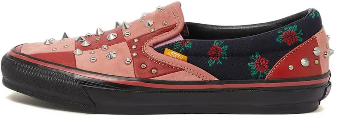 On x Vans x Gucci OG Classic Slip-On LX 'Red Pink Patchwork' 753470-ISCAA-0605 Buy On x Vans x Gucci OG Classic Slip-On LX 'Red Pink Patchwork' 753470-ISCAA-0605
