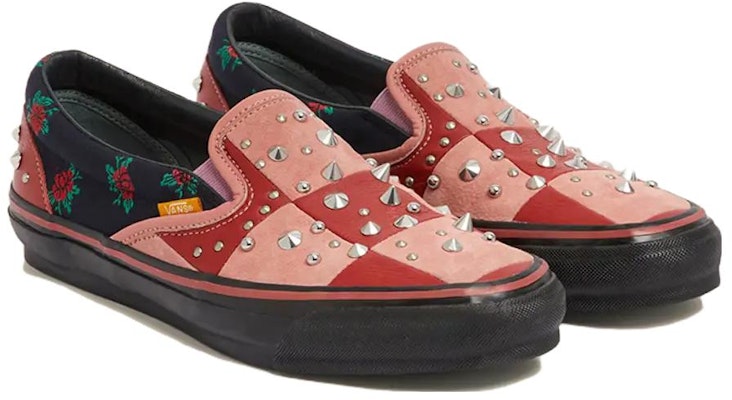 On x Vans x Gucci OG Classic Slip-On LX 'Red Pink Patchwork' 753470-ISCAA-0605 Lookbook On x Vans x Gucci OG Classic Slip-On LX 'Red Pink Patchwork' 753470-ISCAA-0605