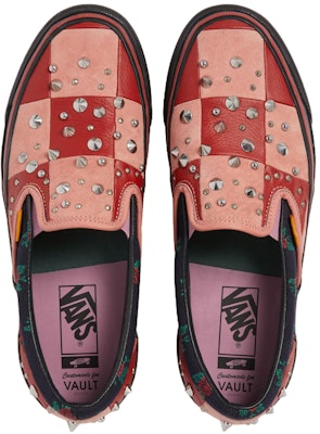 On x Vans x Gucci OG クラシックスリッポン LX "赤ピンクパッチワーク" 753470-ISCAA-0605 Purchase On x Vans x Gucci OG クラシックスリッポン LX "赤ピンクパッチワーク" 753470-ISCAA-0605