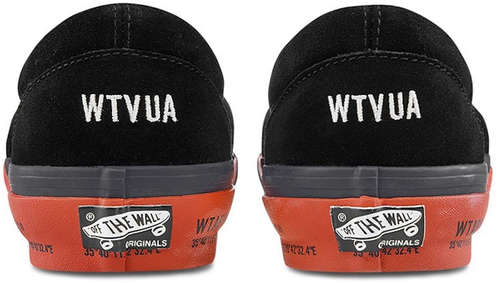 Vans WTAPS x OG Classic Slip-On Lx 'Hitam Merah' VN0A45JK20E Purchase Vans WTAPS x OG Classic Slip-On Lx 'Hitam Merah' VN0A45JK20E