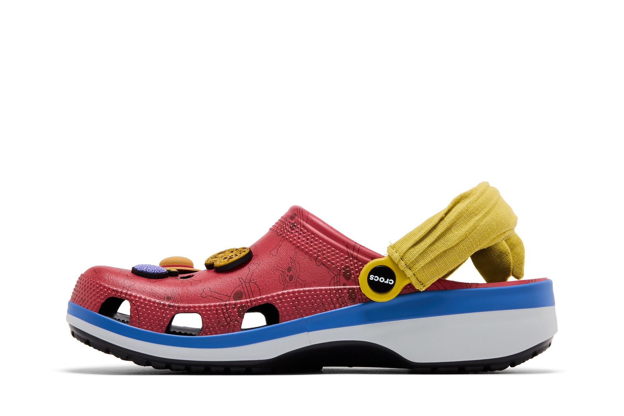 Lookbook 航海王 x Crocs 卡骆驰经典洞洞鞋 蒙奇·D·路飞 212125-90H