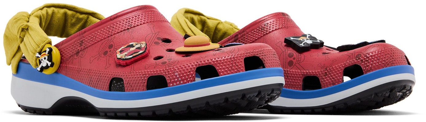 航海王 x Crocs 卡骆驰经典洞洞鞋 蒙奇·D·路飞 212125-90H Cheap 航海王 x Crocs 卡骆驰经典洞洞鞋 蒙奇·D·路飞 212125-90H