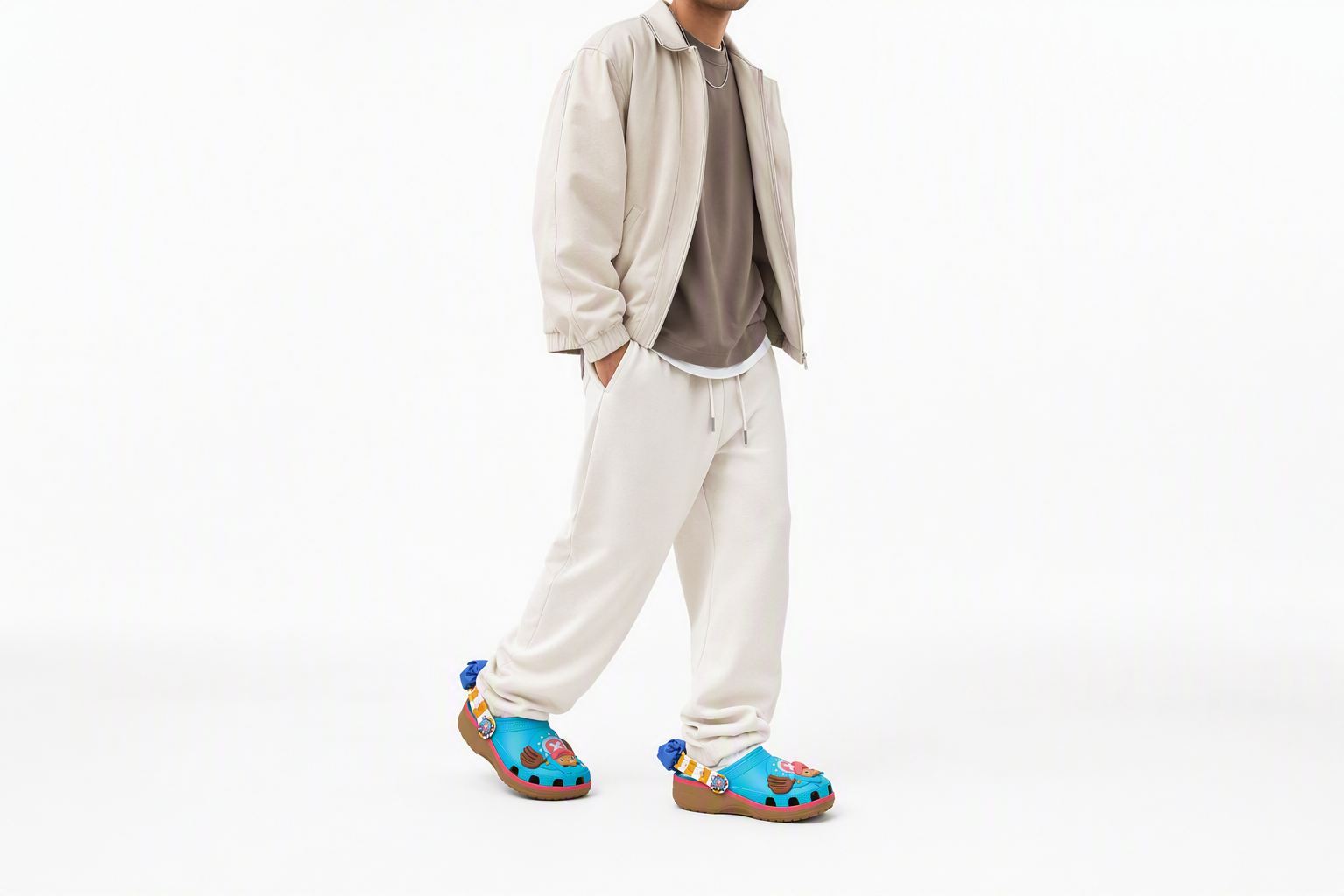 Order 海贼王 x Crocs 克骆格 经典洞洞鞋 托尼托尼·乔巴 212794-90H