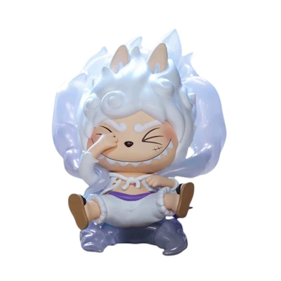 One Piece Pop Mart Labubu The Monsters Monkey.D.Luffy Gear 5 (Secret Edition) Figure