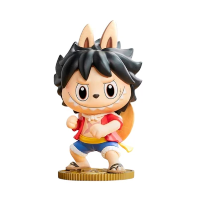 One Piece Pop Mart Labubu The Monsters Monkey.D.Luffy Figure