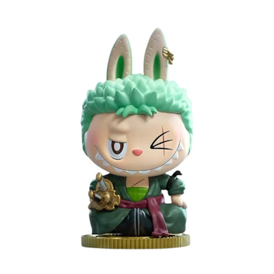 One Piece Pop Mart Labubu The Monsters Roronoa Zoro Figure