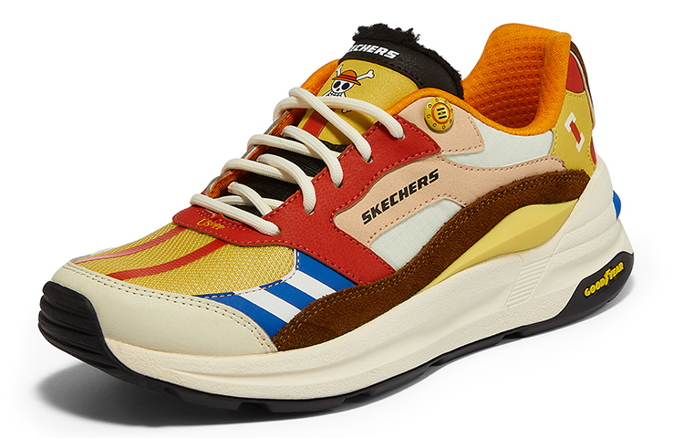 Lookbook Skechers (X One Piece) GLOBAL JOGGER Sepatu Lari 894035-NMLT