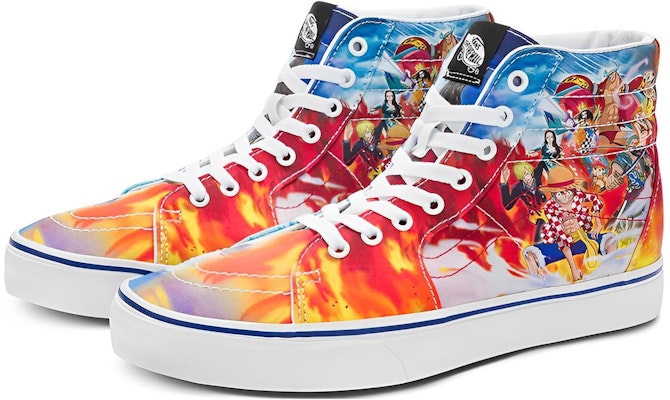 海贼王 联名 Vans Sk8-Hi '朋克危险' VN0007NS448 Lookbook 海贼王 联名 Vans Sk8-Hi '朋克危险' VN0007NS448