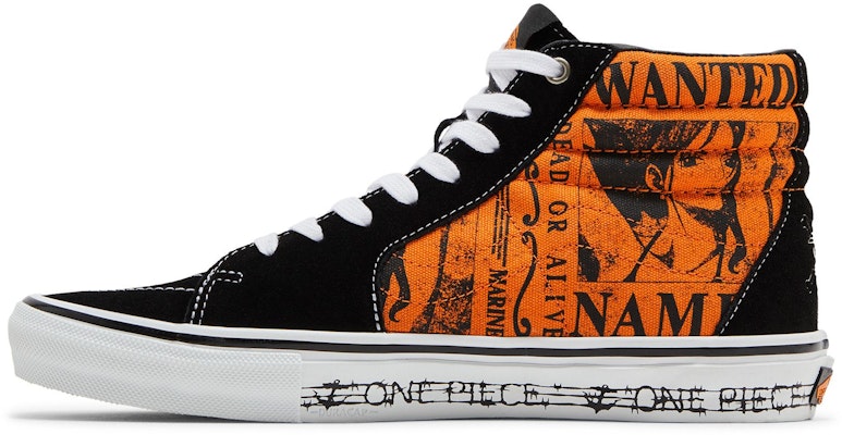 One Piece x Vans Skate Sk8-Hi 'Nami' Zapatillas VN0A5FCCORA Lookbook One Piece x Vans Skate Sk8-Hi 'Nami' Zapatillas VN0A5FCCORA