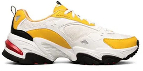 Skechers One Punch x Stamina V2 Kasut Lari Rendah Putih/Hitam/Kuning 666166-WYL Order Skechers One Punch x Stamina V2 Kasut Lari Rendah Putih/Hitam/Kuning 666166-WYL