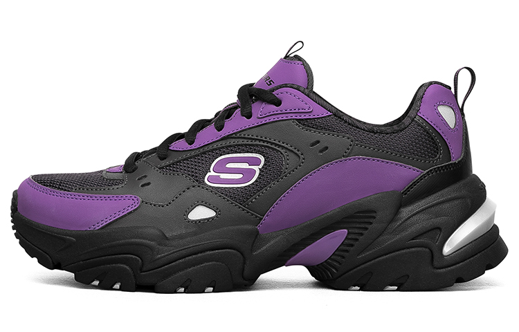 (W) Skechers One Punch Stamina V2 Low-Top Running Shoes /Purple 'Black'